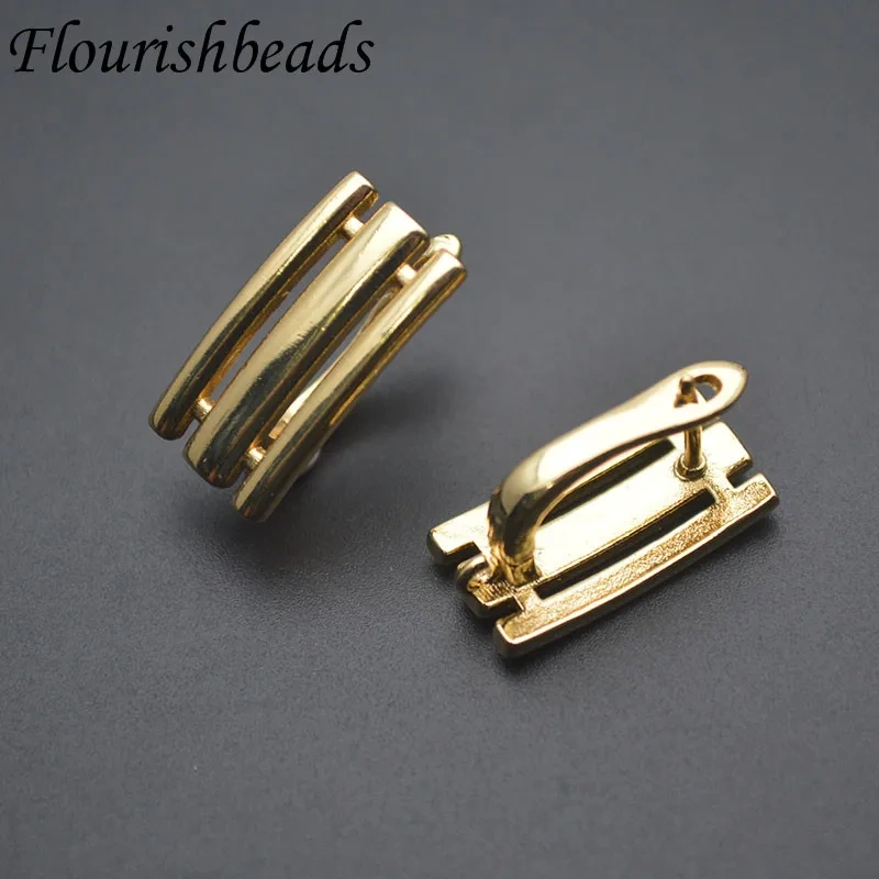 10x18mm Copper Brass Gold Plated Earring Hooks Creative Shvenzy Accessories for Women DIY Crystal Tassle Earrings 30pcs/lot