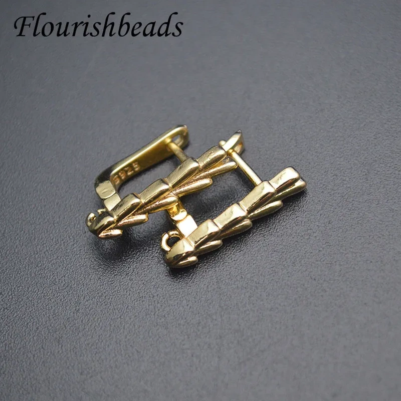 Metal Brass Gold Plated Nickel Free Earring Hooks Handmade DIY High Quality Jewelry Accessories 30pcs/lot