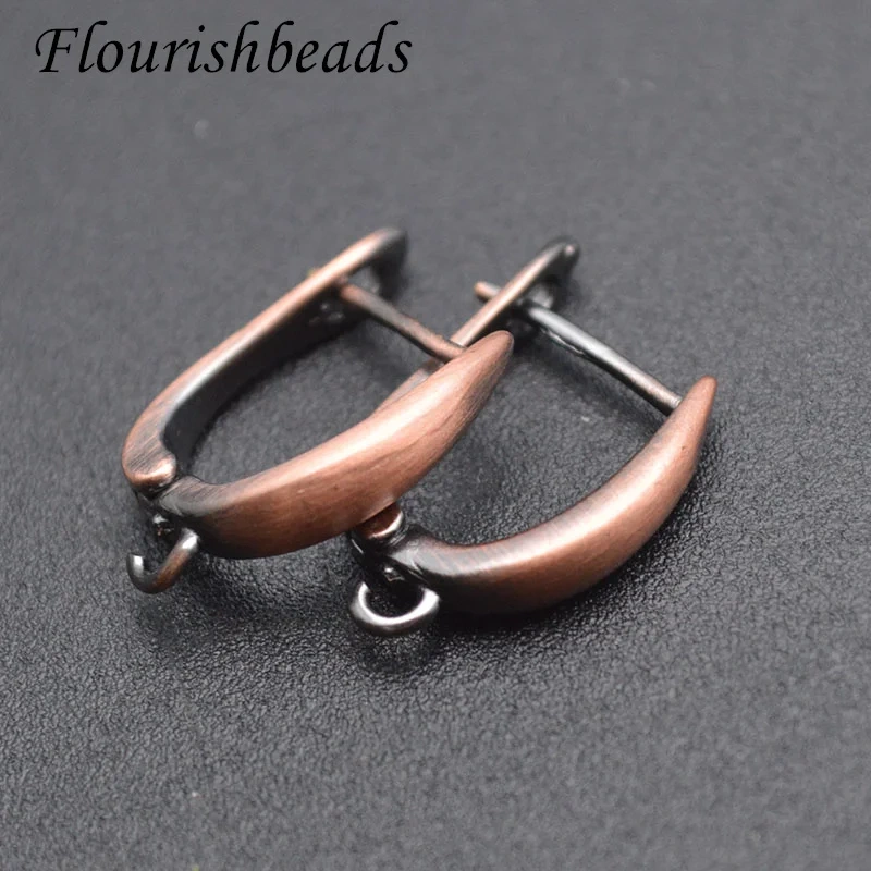 13x20mm Good Quality Antique Bronze Earring Hooks Clasp Ear Wire Lever Back Open Loop for DIY Jewelry Making 30pcs/lot