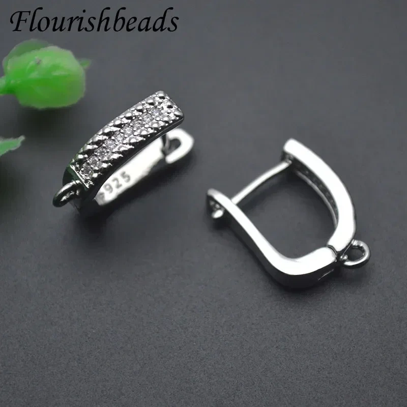 30pcs/lot Fashion Jewelry Material Supplies DIY Handmade Earwire Gold Color Earring Hooks Accessories for Earrings Making