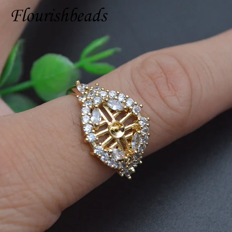 Jewelry Findings Women Jewelry Handcrafted Accessories Nickel Free Earring Hooks Rings Pendnat Fit Half Hole Beads Making