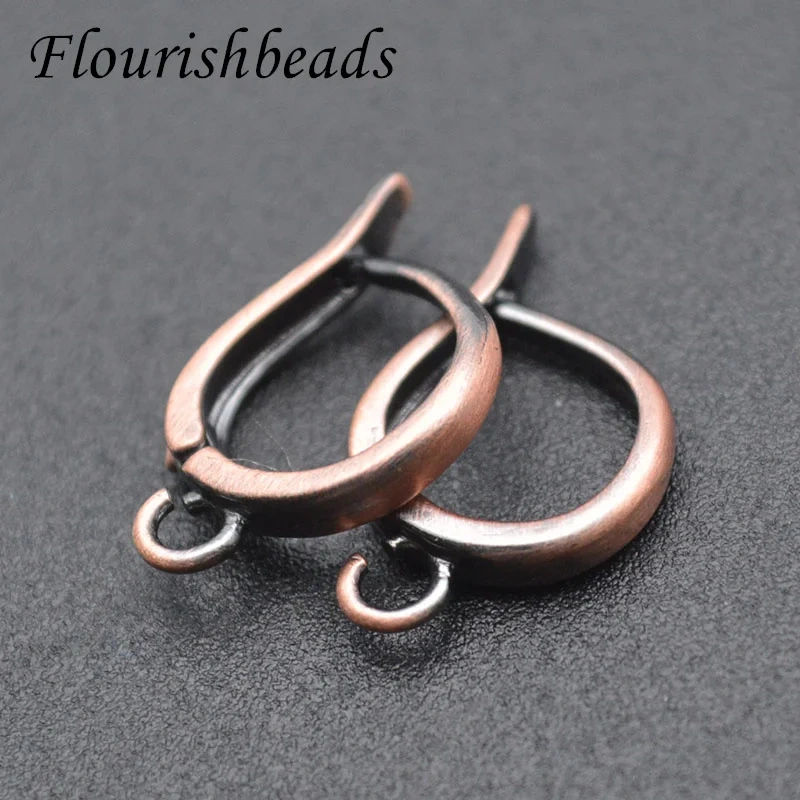 New Antique Bronze Geometric Earring Hooks Clasp Leverback Earwire for Women Handmade DIY Fashion Jewelry 30pcs/lot