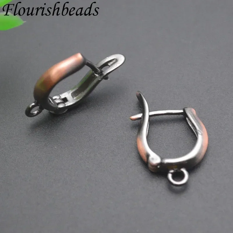 New 30pcs/lot Metal Copper Antique Bronze Earring Hooks Clasp Accessories for Women DIY Retro Earrings Jewelry Findings