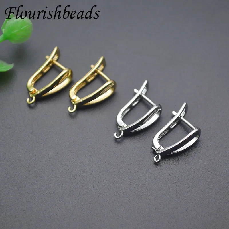 30pcs/lot DIY Earwire Fixtures Shvenzy Gold/Silver Color Earring Hooks Accessories for Women Handmade Jewelry Making
