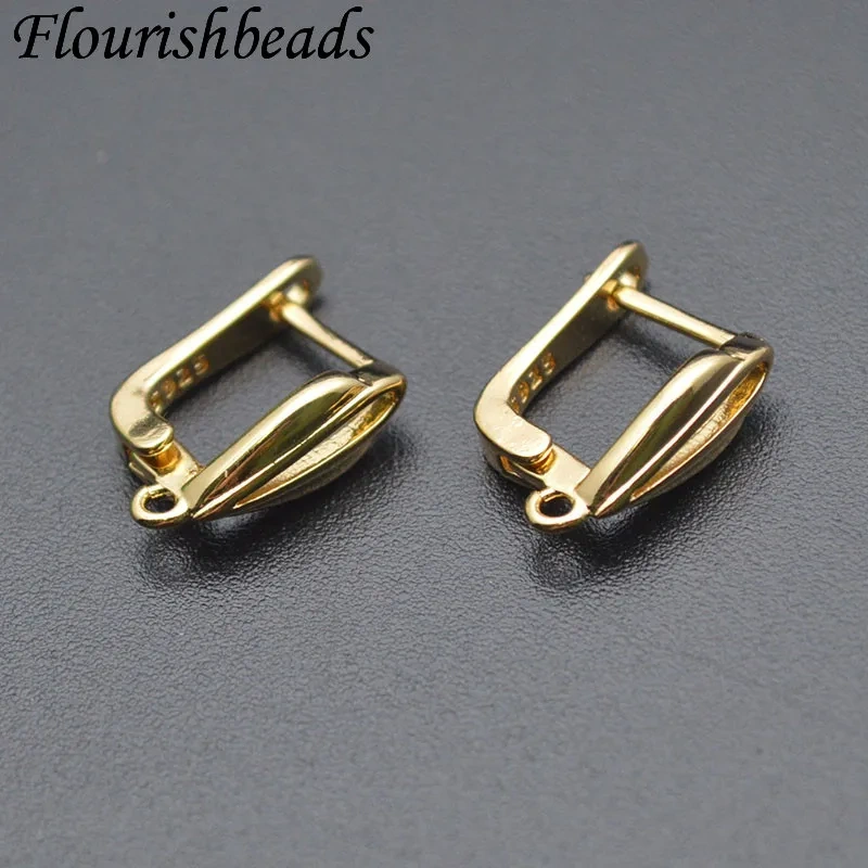 Various Styles Jewelry Findings Smooth Earwire Earring Hooks Clasp  Accessories for Handmade DIY Fashion Earrings 30pcs/lot