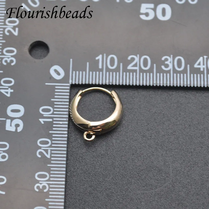 Metal Brass Nickel Free Smooth Gold Plated Earring Hooks Schwenzy Accessories for Handmade Fashion Earring Making