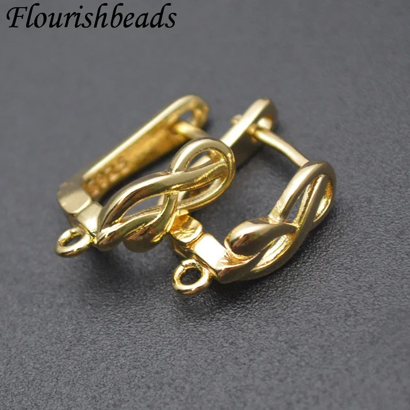 Various Styles Jewelry Findings Smooth Earwire Earring Hooks Clasp  Accessories for Handmade DIY Fashion Earrings 30pcs/lot