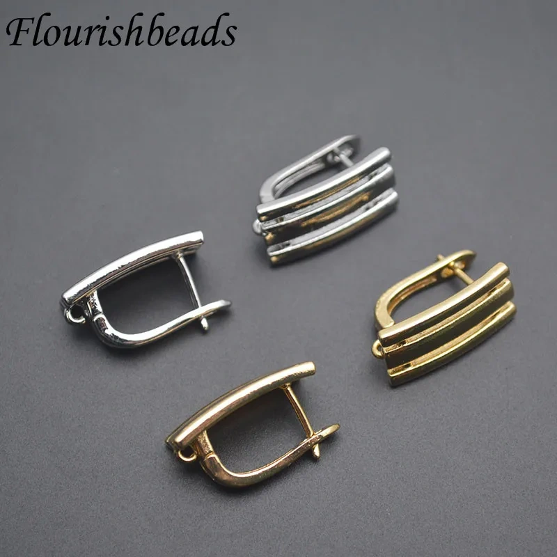10x18mm Copper Brass Gold Plated Earring Hooks Creative Shvenzy Accessories for Women DIY Crystal Tassle Earrings 30pcs/lot