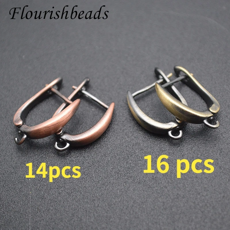 13x20mm Good Quality Antique Bronze Earring Hooks Clasp Ear Wire Lever Back Open Loop for DIY Jewelry Making 30pcs/lot