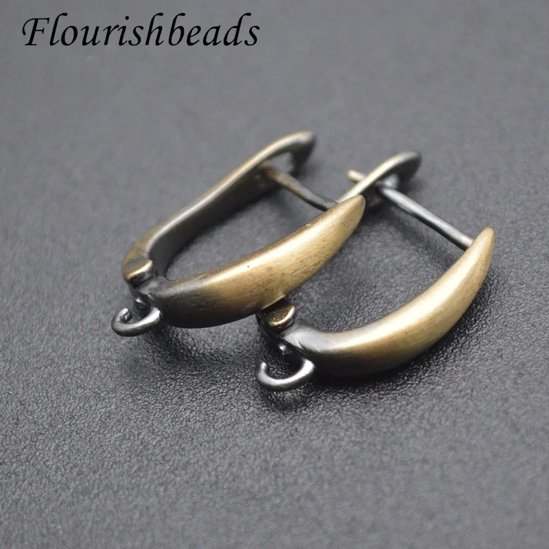13x20mm Good Quality Antique Bronze Earring Hooks Clasp Ear Wire Lever Back Open Loop for DIY Jewelry Making 30pcs/lot