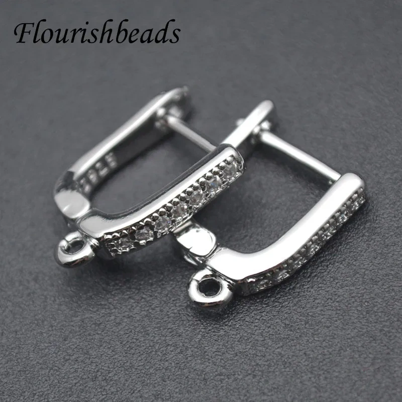 30pcs/lot Fashion Jewelry Material Supplies DIY Handmade Earwire Gold Color Earring Hooks Accessories for Earrings Making