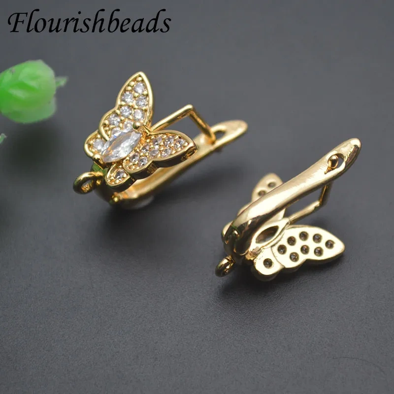 Nickel Free Anti Fading Butterfly Shape Earring Hooks Shvenzy for Handmade Dangle Ear Jewelry Findings Supplies 30pcs/lot