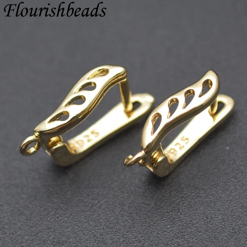 Various Styles Jewelry Findings Smooth Earwire Earring Hooks Clasp  Accessories for Handmade DIY Fashion Earrings 30pcs/lot