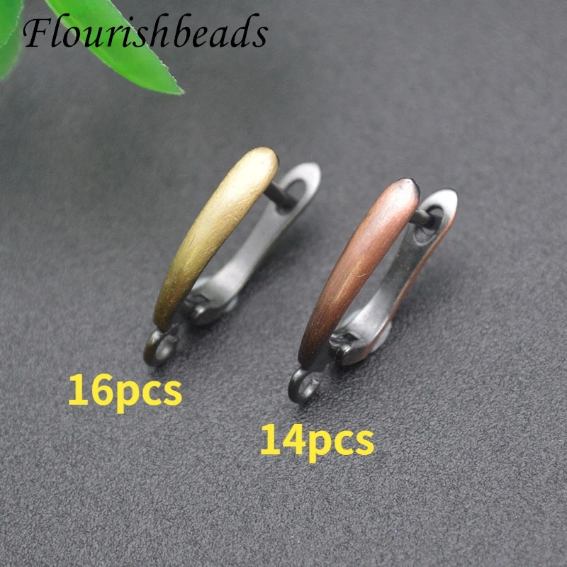 New Antique Bronze Geometric Earring Hooks Clasp Leverback Earwire for Women Handmade DIY Fashion Jewelry 30pcs/lot