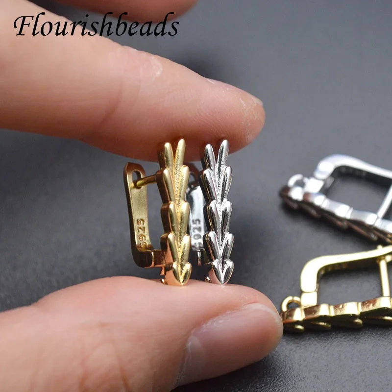 Metal Brass Gold Plated Nickel Free Earring Hooks Handmade DIY High Quality Jewelry Accessories 30pcs/lot