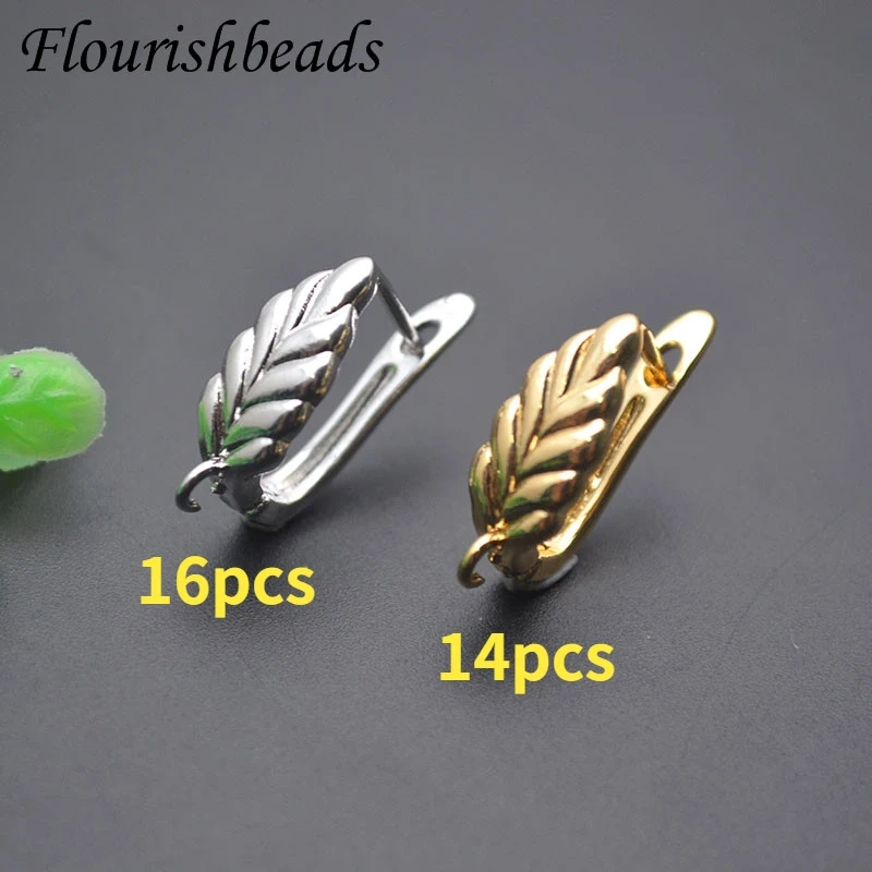 30pcs/lot Nickel Free Gold Plated Paved CZ Beads Earring Hooks Findings for Women DIY Fashion Jewery Making Earrings