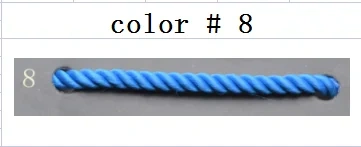 Wholesale 100pc 30 Colors Colorful  2.5mm Thickness Braided Cord Thread Slide Movable  Bracelet Chains Jewelry Making