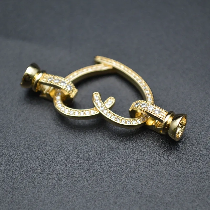 25x23mm Heart Shape Pave CZ Rhinestone Two Loops Connectors Necklace Clasps or Bracelet Charms Fashion Jewelry Findings 5pcs