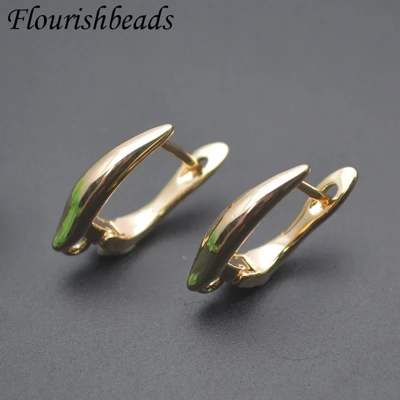 12x17mm Smooth Anti Fading Earring Hooks Earwire for Women Handmade Nickel Free Earrings Jewelry Making 30pcs/lot