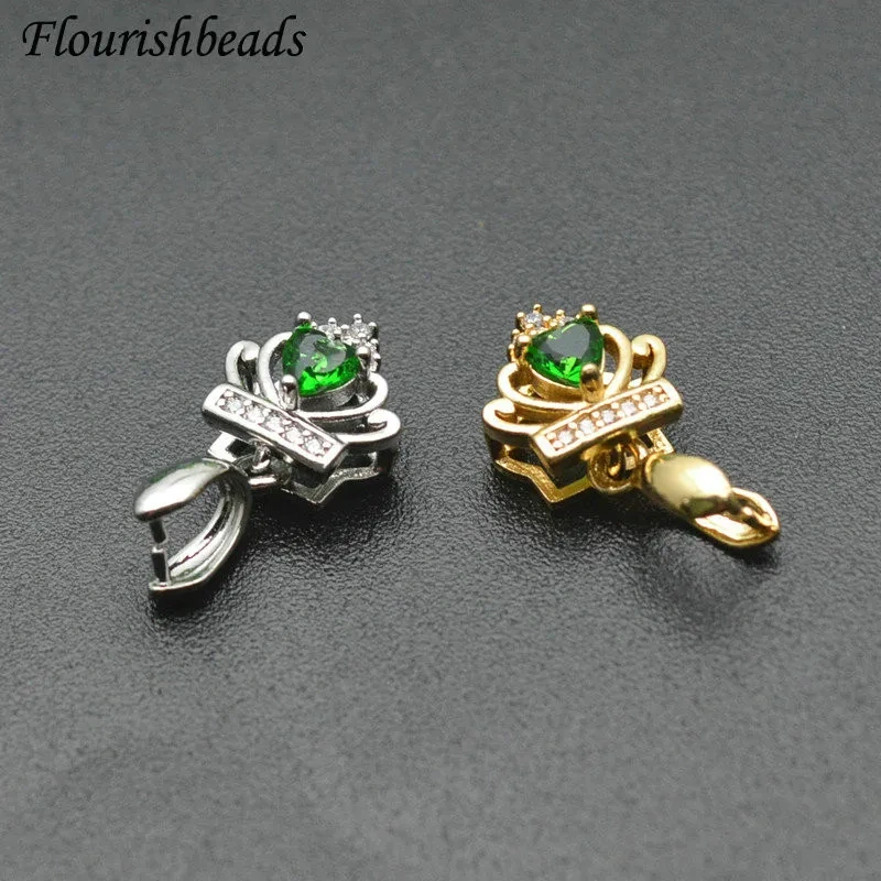 Fox Shape Handicraft Jewelry Clamp Pinch Clip Bail Charms Hooks Accessories for Women Gems Earrings Necklace Jewelry Making