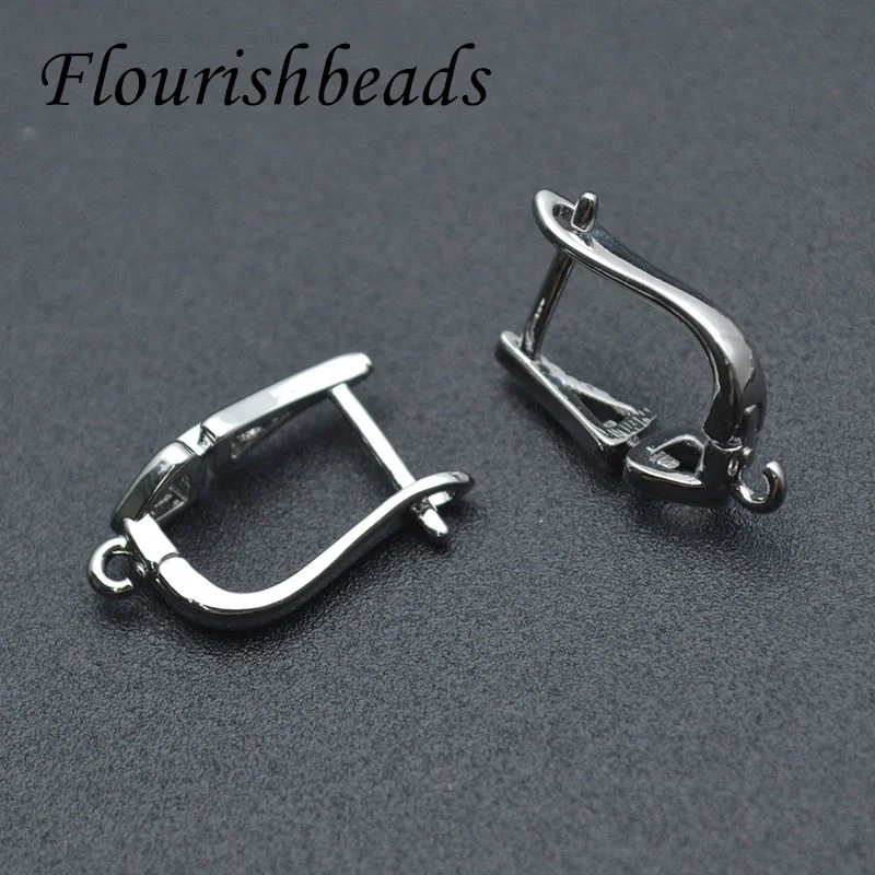 Various Style Rhodium Colors Quality Nickel Free Earring Hooks Clasp for Jewelry Making Supplier 30pcs/lot