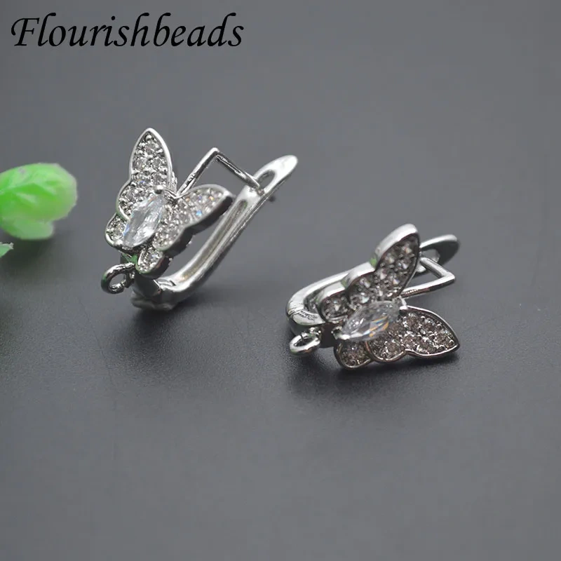 Nickel Free Anti Fading Butterfly Shape Earring Hooks Shvenzy for Handmade Dangle Ear Jewelry Findings Supplies 30pcs/lot
