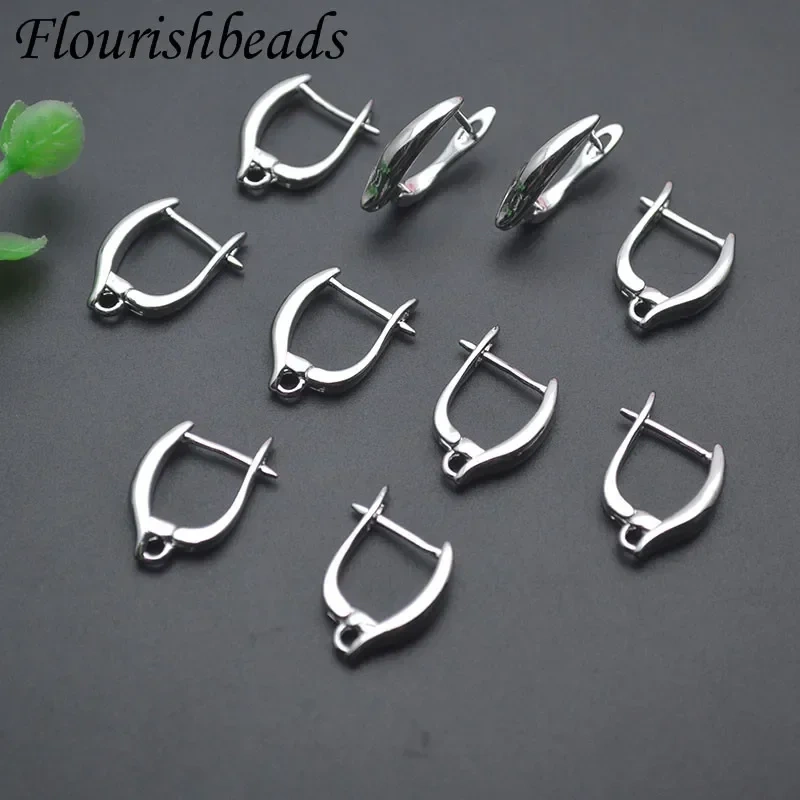 12x17mm Smooth Anti Fading Earring Hooks Earwire for Women Handmade Nickel Free Earrings Jewelry Making 30pcs/lot