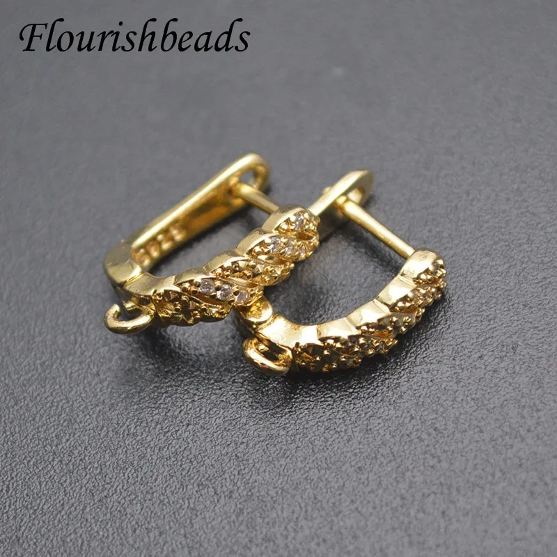 Various Style Jewelry Findings Gold Silver Color Earring Hooks Leverback Earwire Clasp Accessories for Handmade Making
