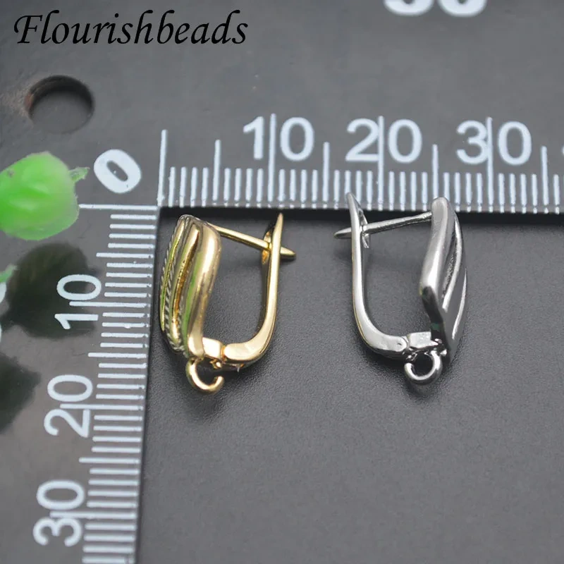 18k Gold Color  Leaf Shape Earring Hooks Earwire Shvenzy Accessories for Handmade DIY Halloween Thanksgiving Fashion Gifts