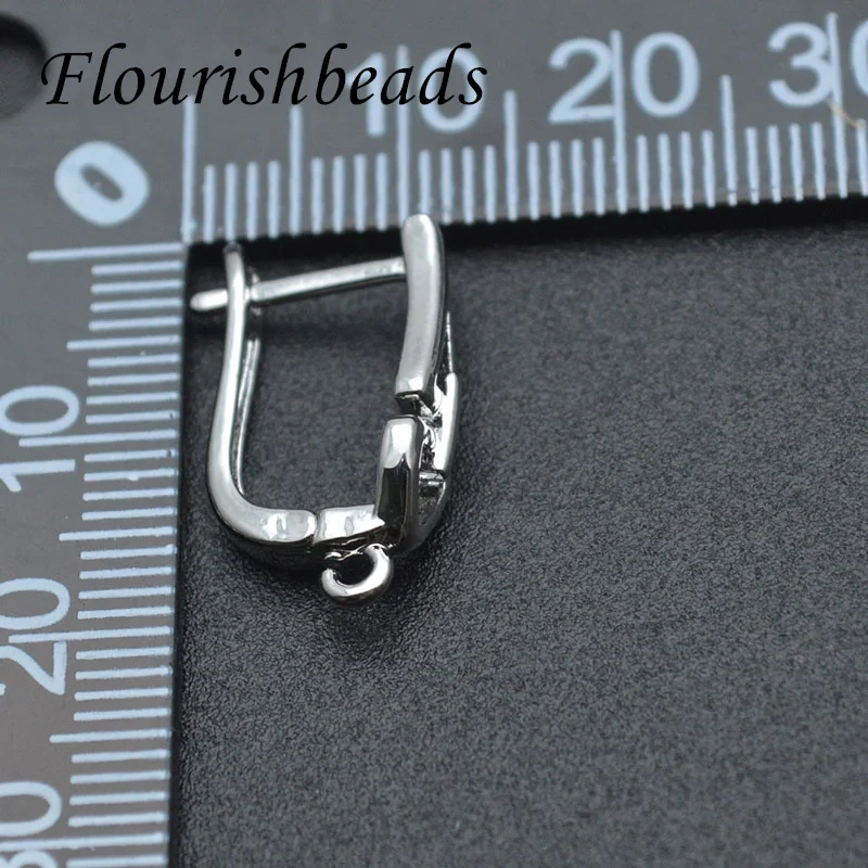Various Style Rhodium Colors Quality Nickel Free Earring Hooks Clasp for Jewelry Making Supplier 30pcs/lot