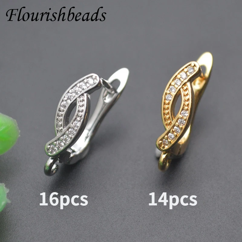 30pcs/lot 12x17mm DIY Jewelry Nickel Free Leverback Basic Earring Hooks for Women Handmade Design Fashion Earrings Making