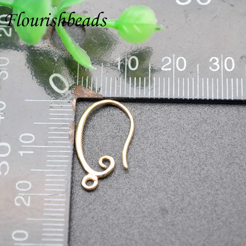 Hot Selling Wholesale 50pcs Nickel-free Gold Plating Hook Earring Earwire DIY for Jewelry Finding Accessories