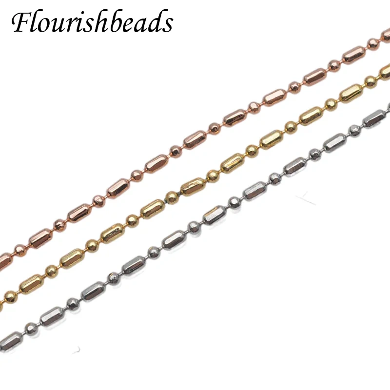 30pcs/lot Quality Real Gold Plated Necklace Chains 1mm Width Jewelry Chain Choker for DIY Jewelry Making Supplier
