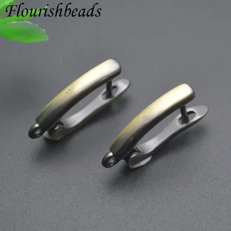 New Antique Bronze Geometric Earring Hooks Clasp Leverback Earwire for Women Handmade DIY Fashion Jewelry 30pcs/lot