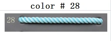 Wholesale 100pc 30 Colors Colorful  2.5mm Thickness Braided Cord Thread Slide Movable  Bracelet Chains Jewelry Making