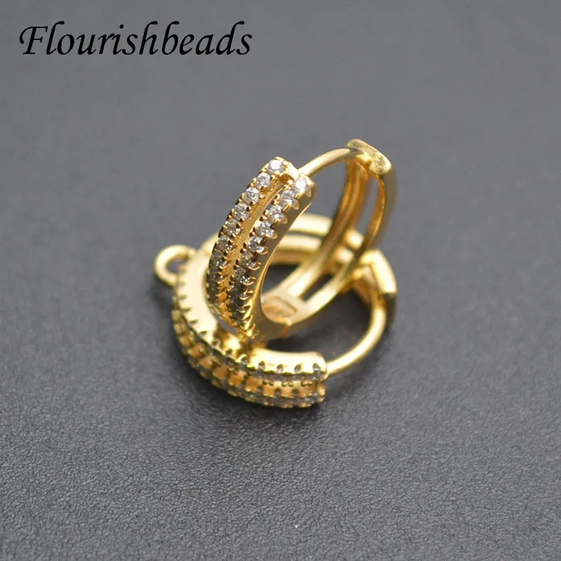 High Quality Color Remain Nickel Free Circle Round Earring Hooks Leverback Jewelry Findings Supplier