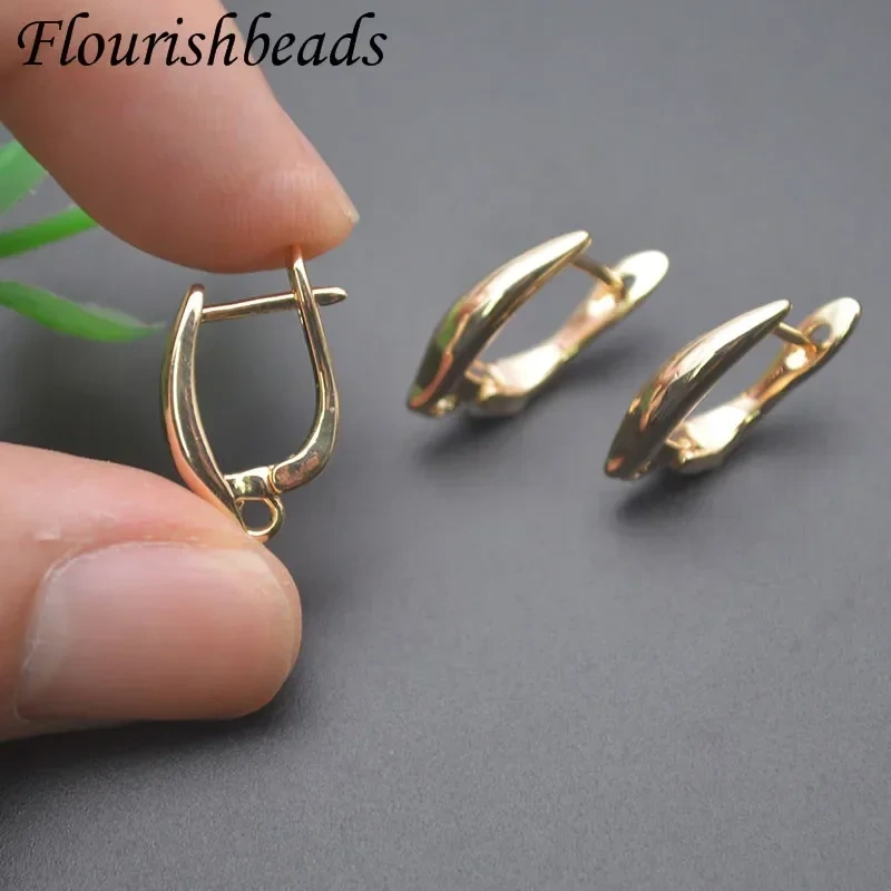 12x17mm Smooth Anti Fading Earring Hooks Earwire for Women Handmade Nickel Free Earrings Jewelry Making 30pcs/lot