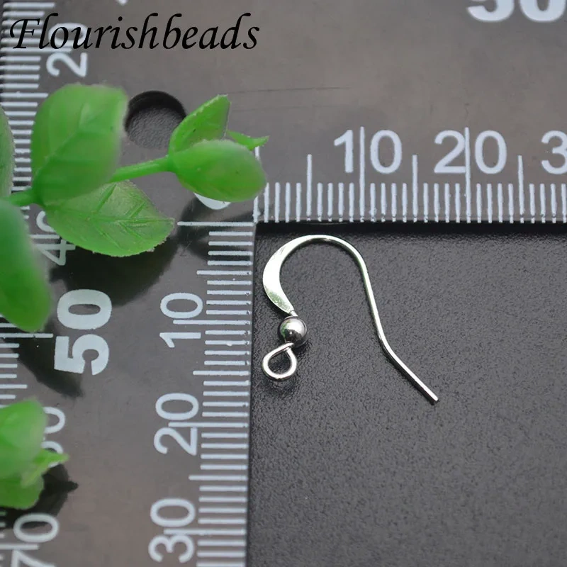 Wholesale 200pcs Nickel Free High Quality French Earrings Hooks Clasp Ear Wire for DIY Jewelry Making Supplies 15mm