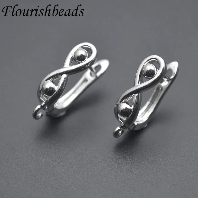 18k Gold Plated Earring Hooks Plain Ear Wire Clasp for DIY Handmade Dangle Earrings Jewelry Making Accessories 30pcs/lot