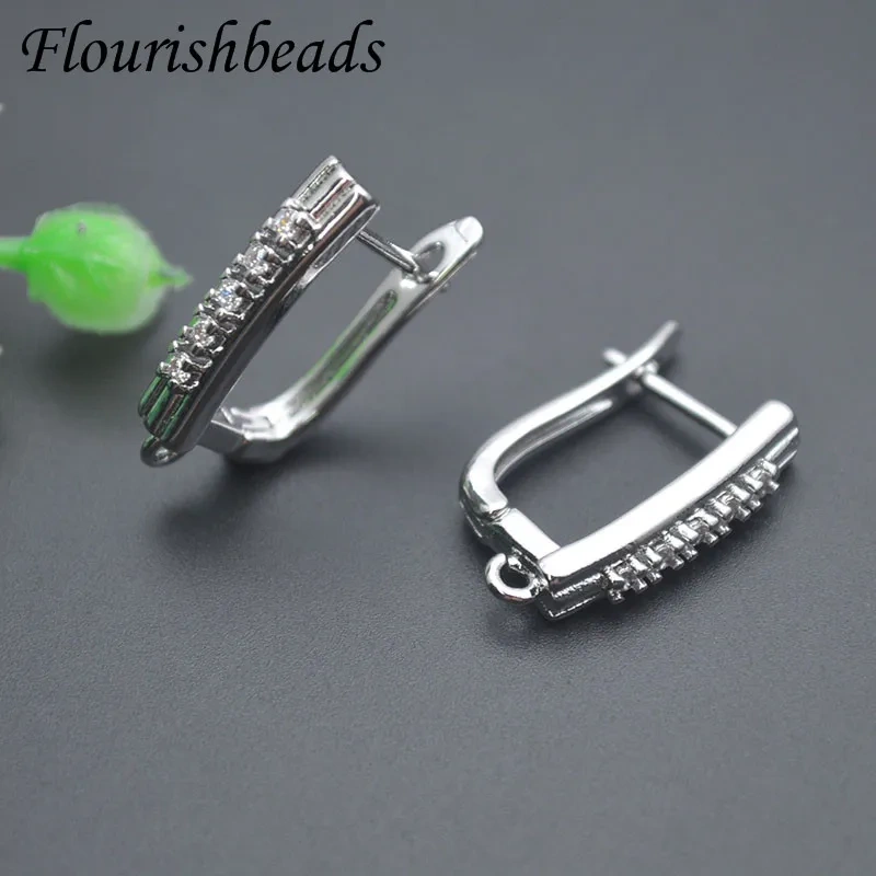 Wholesale DIY Earring Accessories Basic Earwire Earring Hooks for Women Handmade Jewelry Making 30pcs/lot