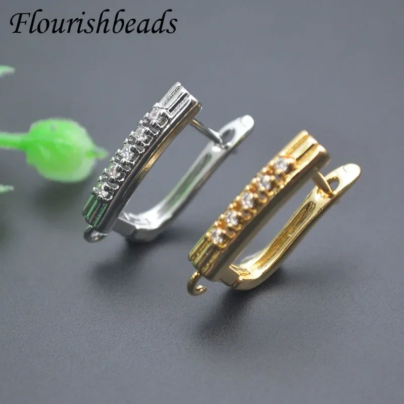 Wholesale DIY Earring Accessories Basic Earwire Earring Hooks for Women Handmade Jewelry Making 30pcs/lot