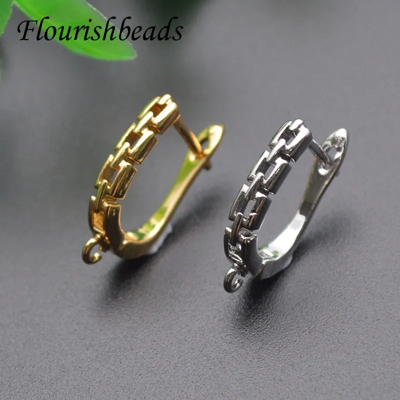 30pcs Variou Shape Nickle Free Gold Rhodium Color Earring Hooks Fit Dangle Earrings Making Jewelry Findings