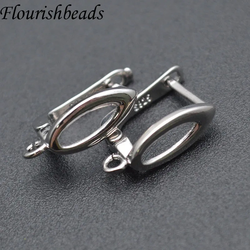 Wholesale Price 30pcs/lot Smooth Basic Nickel Free Schwenzy Fastener Ear Wire Earring Hooks Clasp for Women DIY Jewelry Making