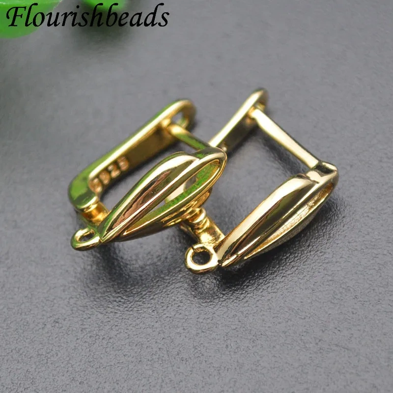 Various Styles Jewelry Findings Smooth Earwire Earring Hooks Clasp  Accessories for Handmade DIY Fashion Earrings 30pcs/lot