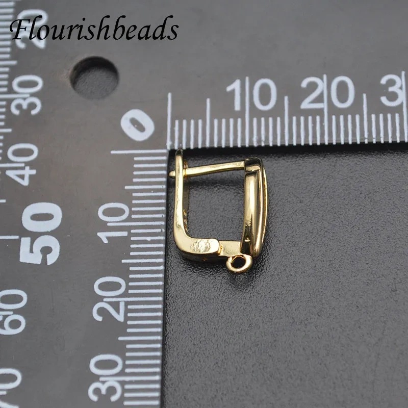 Jewelry Findings 12x15mm Gold Color Anti Fading Earring Hooks for DIY Earring Accessories 30pcs/lot