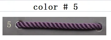 Wholesale 100pc 30 Colors Colorful  2.5mm Thickness Braided Cord Thread Slide Movable  Bracelet Chains Jewelry Making