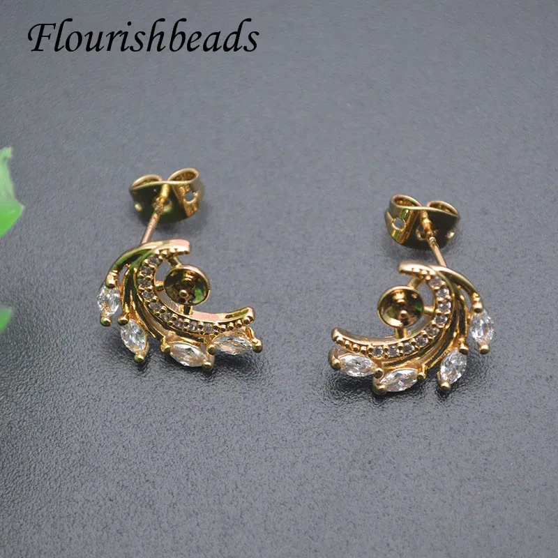 Jewelry Findings Women Jewelry Handcrafted Accessories Nickel Free Earring Hooks Rings Pendnat Fit Half Hole Beads Making