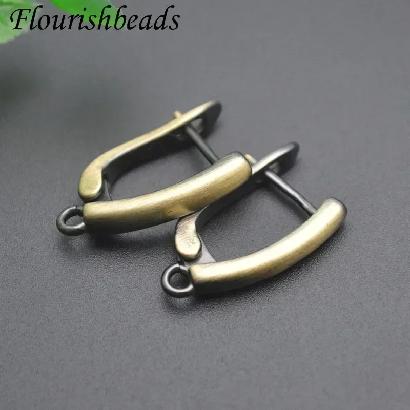 New Antique Bronze Geometric Earring Hooks Clasp Leverback Earwire for Women Handmade DIY Fashion Jewelry 30pcs/lot