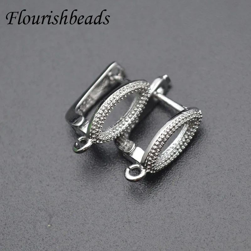 30pcs/lot High Quality Nickel Free Gold Color Earring Hooks hoops 12x17mm Handmade DIY Jewelry Findings Accessories Supplier