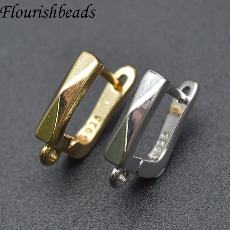 Wholesale Price 30pcs/lot Smooth Basic Nickel Free Schwenzy Fastener Ear Wire Earring Hooks Clasp for Women DIY Jewelry Making